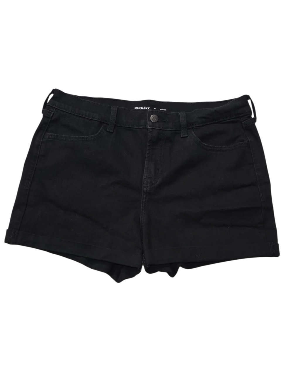 Old Navy Black Women's Jean Shorts Summer Casual Size 8 E57